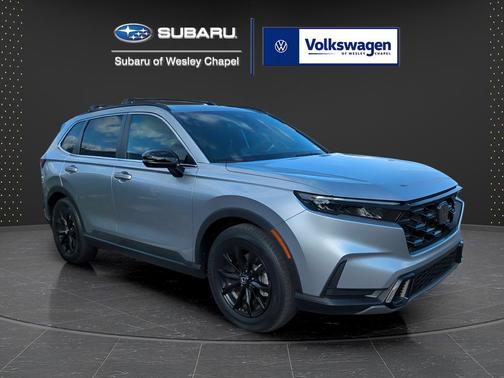 Lunar Silver Metallic 2024 Honda CR-V Hybrid Sport