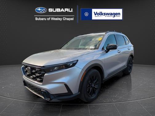 Lunar Silver Metallic 2024 Honda CR-V Hybrid Sport