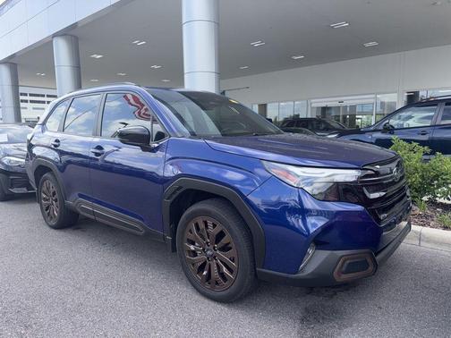 Sapphire Blue Pearl 2025 Subaru Forester Hybrid Sport