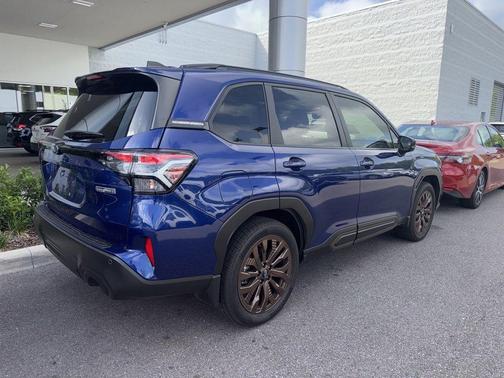 Sapphire Blue Pearl 2025 Subaru Forester Hybrid Sport