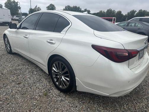 Majestic White 2023 INFINITI Q50 3.0t LUXE