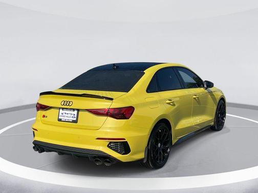 Python Yellow Metallic 2023 Audi S3 Premium Plus TFSI quattro S tronic