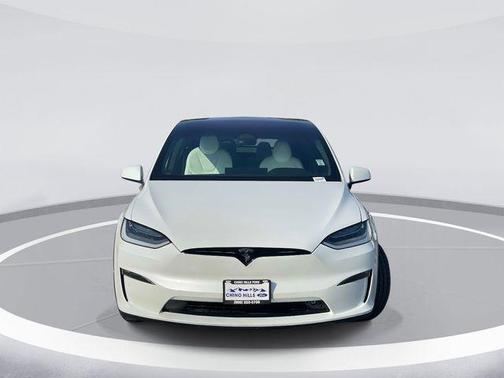 Pearl White Multi-Coat 2023 Tesla Model X Standard Range