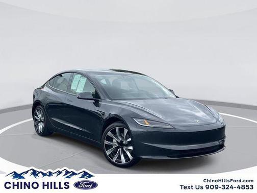 Black 2025 Tesla Model 3 Long Range