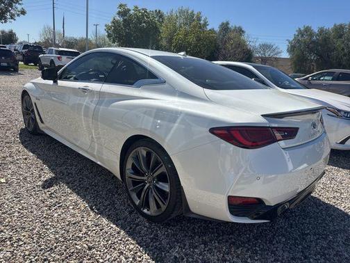 Majestic White 2020 INFINITI Q60 3.0t Red Sport 400
