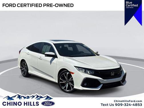 White Orchid Pearl 2017 Honda Civic Si
