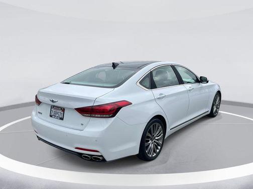 Casablanca White 2015 Hyundai Genesis 5.0