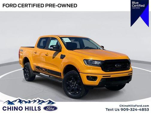 Cyber Orange Metallic Tricoat 2022 Ford Ranger LARIAT