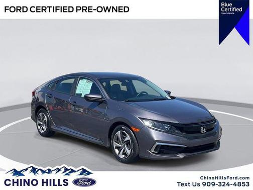 Modern Steel Metallic 2019 Honda Civic LX