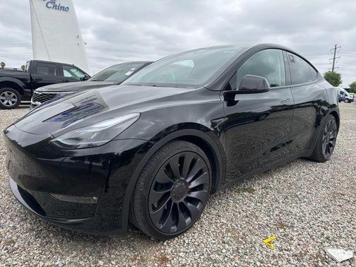 Solid Black 2024 Tesla Model Y Performance Dual Motor All-Wheel Drive