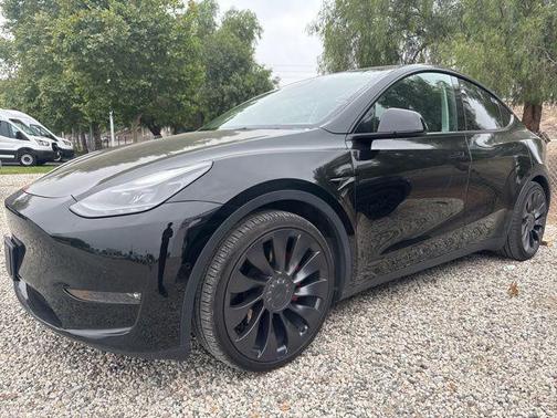 Solid Black 2021 Tesla Model Y Performance Dual Motor All-Wheel Drive