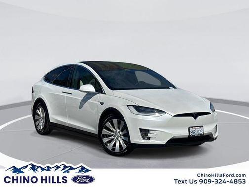 Pearl White Multi-Coat 2020 Tesla Model X Long Range Dual Motor All-Wheel Drive