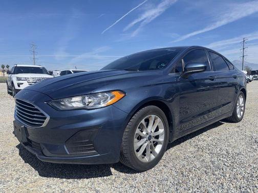 Blue 2019 Ford Fusion SE