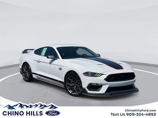 Oxford White 2021 Ford Mustang Mach 1 Fastback
