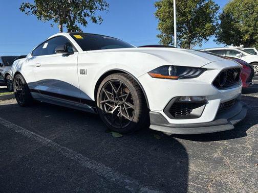 Oxford White 2021 Ford Mustang Mach 1 Fastback