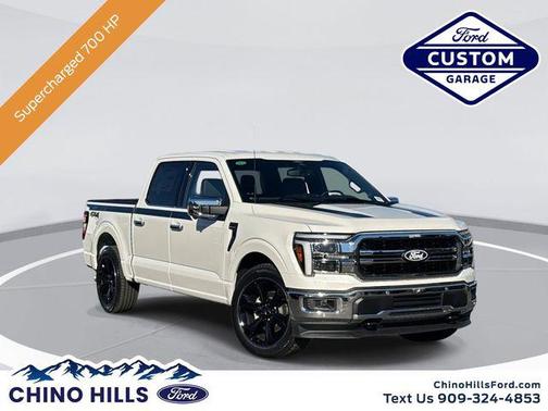 Star White Metallic Tri-Coat 2025 Ford F-150 Lariat