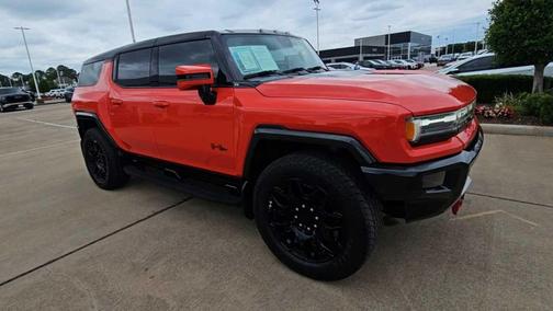 Solar Orange 2025 GMC HUMMER EV SUV 2X