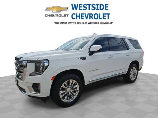 Summit White 2021 GMC Yukon SLT