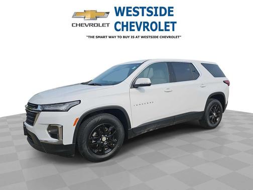 Summit White 2023 Chevrolet Traverse LS