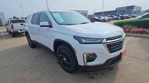 Summit White 2023 Chevrolet Traverse LS