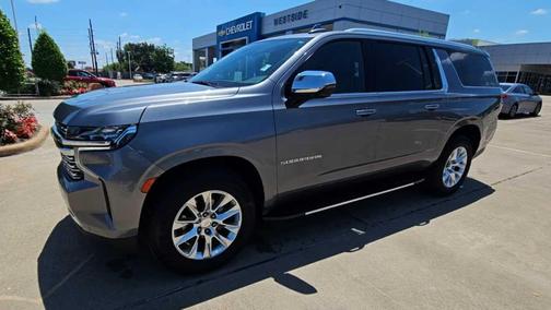 Satin Steel Metallic 2022 Chevrolet Suburban Premier