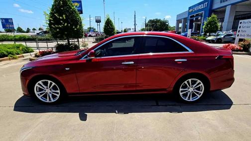 Radiant Red Tintcoat 2023 Cadillac CT4 Luxury