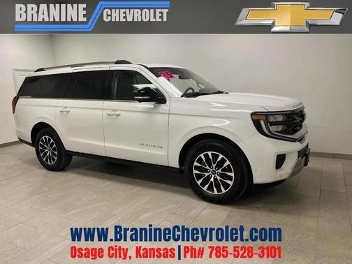 White 2025 Ford Expedition Max Platinum