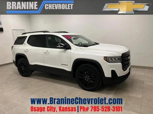 Summit White 2023 GMC Acadia AWD SLT