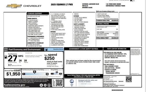 2025 Chevrolet Equinox 1LT