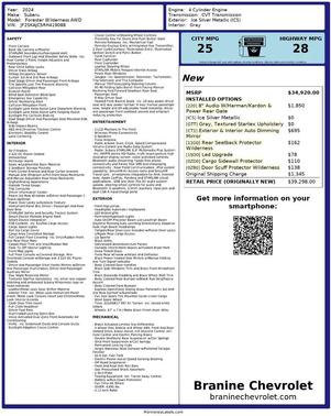 2024 Subaru Forester Wilderness