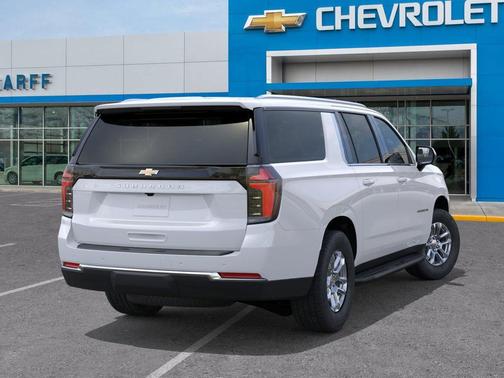 Summit White 2026 Chevrolet Suburban LS