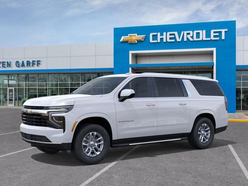 Summit White 2026 Chevrolet Suburban LS
