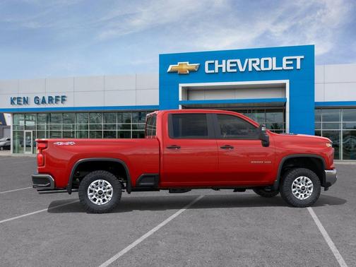 Red Hot 2026 Chevrolet Silverado 2500 Crew Cab, Standard Bed, WT, 4WD