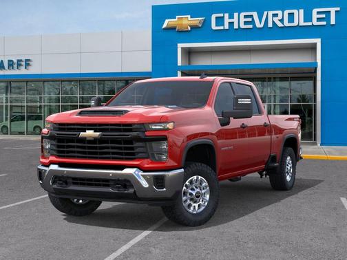 Red Hot 2026 Chevrolet Silverado 2500 Crew Cab, Standard Bed, WT, 4WD
