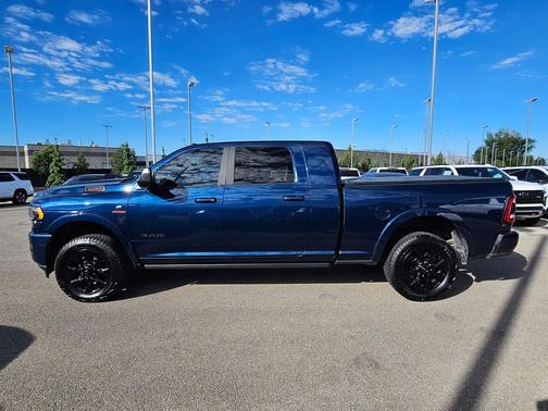 Patriot Blue Pearlcoat 2022 RAM 3500 Limited Mega Cab 4x4 6'4' Box