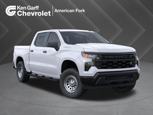 Summit White 2026 Chevrolet Silverado 1500 WT