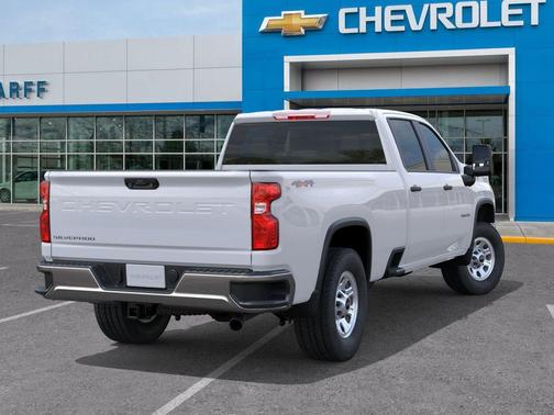 Summit White 2026 Chevrolet Silverado 3500 Crew Cab, Long Bed, WT Dual Rear Wheel, RWD