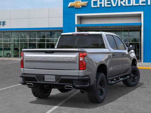 Sterling Gray Metallic 2026 Chevrolet Silverado 1500 Custom Trail Boss