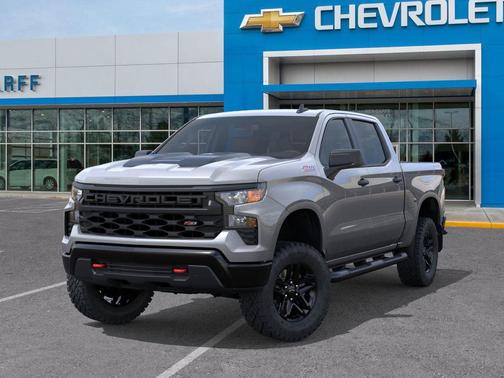 Sterling Gray Metallic 2026 Chevrolet Silverado 1500 Custom Trail Boss