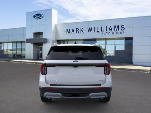 Space White Metallic 2026 Ford Explorer Platinum