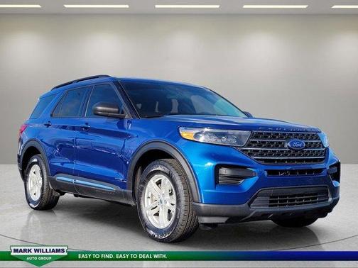 Atlas Blue Metallic 2023 Ford Explorer XLT