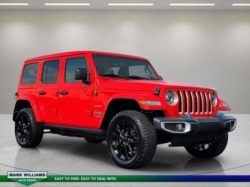 Firecracker Red Clearcoat 2022 Jeep Wrangler Unlimited 4xe Sahara