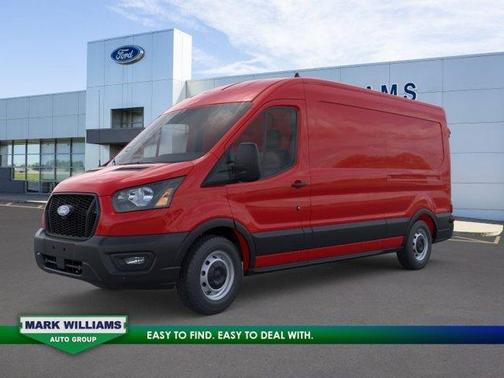 Race Red 2026 Ford Transit-250 148 WB Medium Roof Cargo