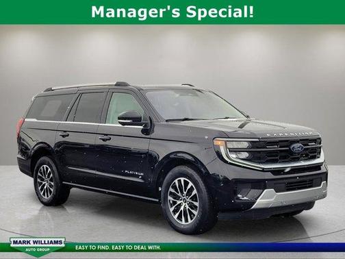 Agate Black Metallic 2025 Ford Expedition Max Platinum