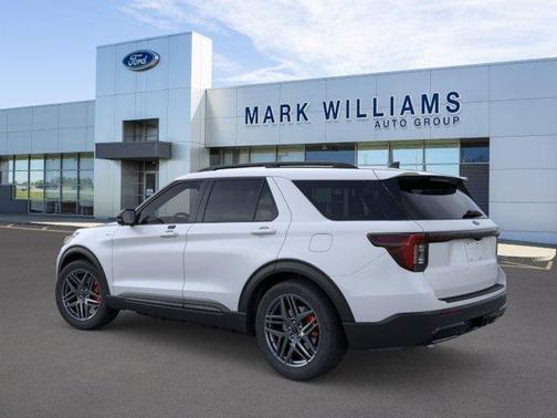 Space White Metallic 2026 Ford Explorer ST-Line