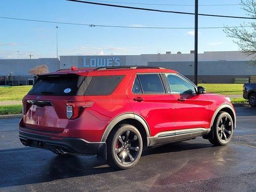 Red 2020 Ford Explorer ST