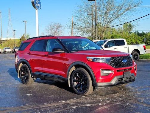 Red 2020 Ford Explorer ST