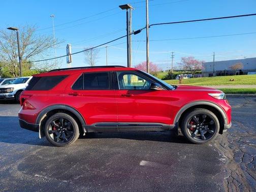 Red 2020 Ford Explorer ST
