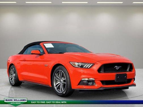 Competition Orange 2016 Ford Mustang GT Premium