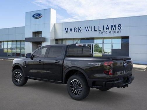 Shadow Black 2026 Ford Ranger Lariat